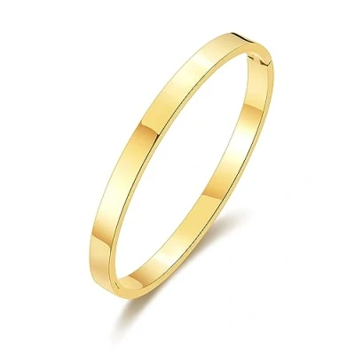 Bild av Philip Jones guldpläterad Rostfritt stål polerat armband (18 cm), 10 centimeters,