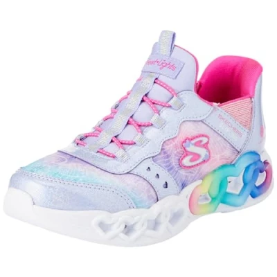 Bild av Skechers träningsskor för flickor, Lavendel syntetisk multi trim, 28 EU