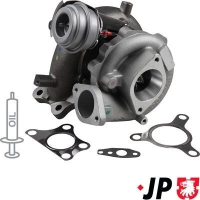 Bild av JP GROUP 4017400100 Turbocompresseur à gaz d&#039;échappement y compris Jeu de joints d’étanchéité NISSAN: NP300 Navara Pick up