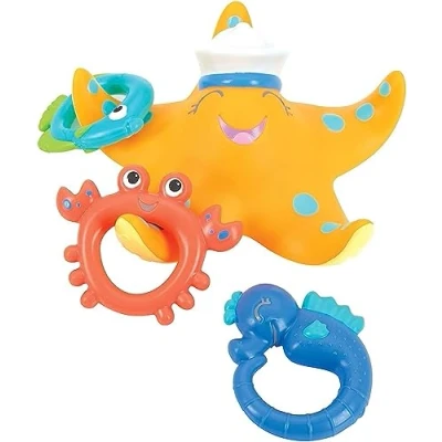 Bild av Nuby Starfish Ring Toss Badleksak