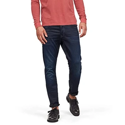 Bild av G STAR RAW unisex vuxen jeans 3301 Regular avsmalnande , Blå (mörk ålder 6590 89) 31W / 34L