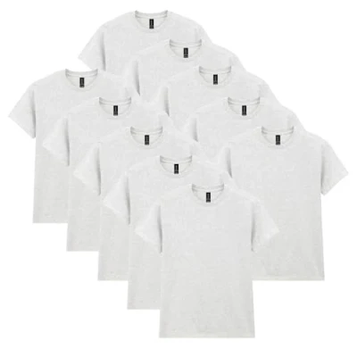 Bild av GILDAN herr T shirt Tung i bomull, stil G5000, Askgrått, S