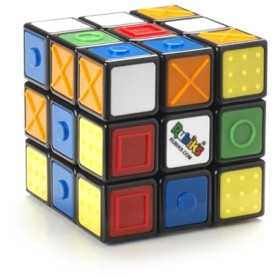 Bild av Rubiks kub sensorisk kub, klassisk hjärngymnastik fidgetleksak, för vuxna och barn i åldrarna 7+