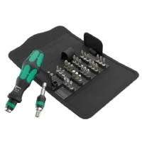 Bild av Wera 05057113001, 30 styck, Phillips, Pozidriv, Torx Plus, 1/4, PH 1, 2, 3, PZ TX10, TX15, TX20, TX25, TX30, TX40