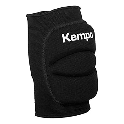 Bild av Kempa KNIE INDOOR SUPPORT vadderad, knäskydd för boll, volleyboll, etc. män, kvinnor, barn, skydd, 1 par, XS, svart