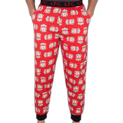 Bild av Liverpool FC Official Loungebyxor/pyjamasunderdel herr supporterpryl Röd Multi Large