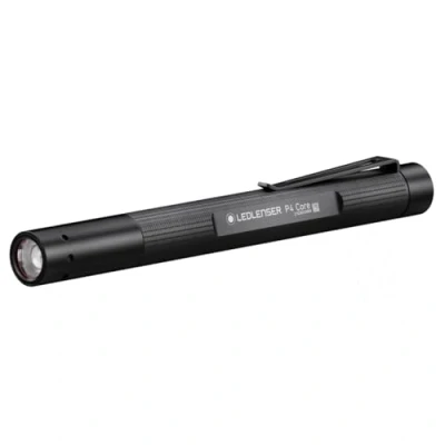 Bild av Ledlenser P4 Core ficklampa, skräddarsytt ljus genom Advanced Focus System, 90 lumen, 6 timmars körtid, ultrakompakt och lätt, för utomhus camping