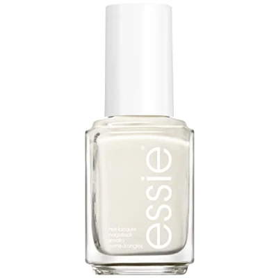 Bild av essie Nagellack med ogenomskinlig och glänsande finish för färgintensiva naglar, nr 790 make a raquet, vit, 1 x 13,5 ml