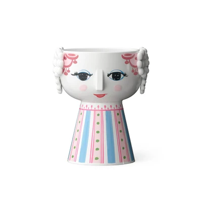 Bild av Bjørn Wiinblad Eva Candleholder Ljusstake Pink H9,5 x W8 D7,5 cm