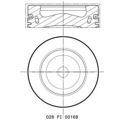 Bild av Kolv MAHLE 028 PI 00168 000