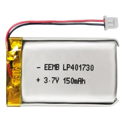 Bild av EEMB 3,7 V Lipo batteri 150 mAh 401730 uppladdningsbart litiumpolymerjonbatteripaket med Molex kontakt UN38.3 (1) Se till att enheten polaritet matchar batteriet innan du köper!