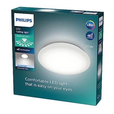 Bild av Philips Moire Ceiling Round, Vit takplafond med stilren design, LED, 10W, 4000K