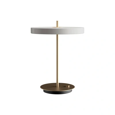 Bild av UMAGE LED bordslampa Asteria Table, USB, ljusgrå/mässing