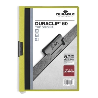 Bild av Klämmapp A4 Durable Duraclip grön 60ark