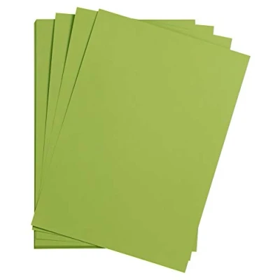 Bild av Clairefontaine 975352C Förpackning med 25 pysselkartonger Maya, 185 g, DIN A3, 29,7 x 42 cm, 1 pack, mossgrön