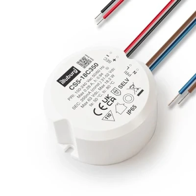 Bild av illuburg Vattentät LED transformator IP65 350mA konstant ström 11 W 18W strömförsörjning drivrutin