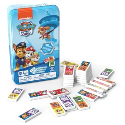 Bild av PAW PATROL 6033087 Dominoes Game in Tin, flerfärgad