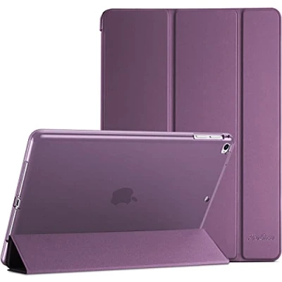 Bild av ProCase Soft fodral för iPad 9,7 tum 6. Generation 2018/5. 2017/iPad Air 1/2 modell A1822 A1823 A1893 A1474 A1475, mjukt TPU skyddsfodral 6/iPad 5 lila