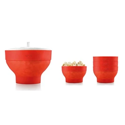 Bild av Lékué Pop Corn XL Förslutningslock, Grön, Rosa,