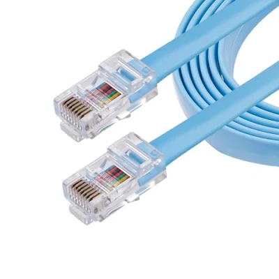 Bild av StarTech.com Cisco Console Rollover Cable RJ45 Ethe Blå 1 meter