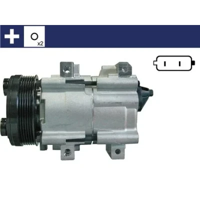 Bild av MAHLE ORIGINAL ACP 153 000S Compresseur de Climatisation FS10 170 12 PAG 46 R 134a avec bague d&#039;étanchéité sans vis vidange d&#039;huile FORD: SCORPIO 1