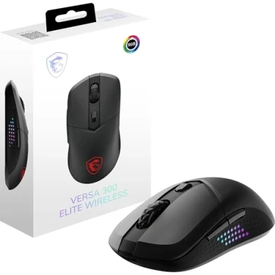 Bild av MSI VERSA 300 ELITE Mouse 2.4 GHz Bluetooth 5.3 USB Optic 6 knappar Svart