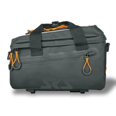 Bild av SKS GERMANY Infinity TOPBAG cykelväska, bagagehållarväska (kompatibel med MIK system, vattentätt tyg, avtagbar axelrem, reflekterande element, 7 liters fattningsvolym), svart