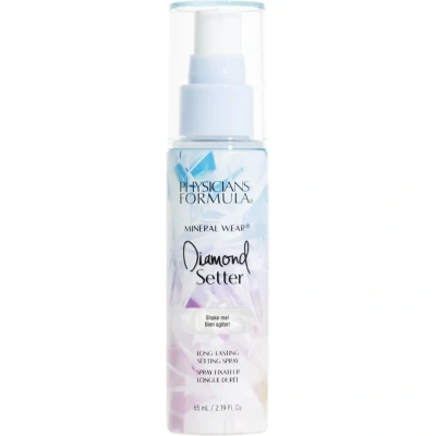 Bild av Physicians Formula Mineral Wear Diamond Setter, Make up Setting Spray med Viktlös och Återfuktande Formel, Skimrande skimmer Hud Blurrande.