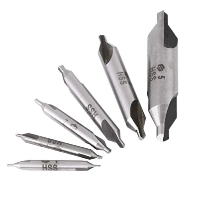 Bild av 6 Stycken 1/1,5/2/2,5/3/5 Mm 60 Grader Triton Hss centrumborrsats Rostfritt Stål Roterande Maskin Kombinerat För Metall