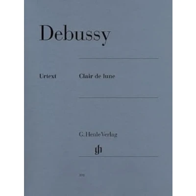 Bild av Claude debussy : clair de lune piano: Instrumentation: Piano solo