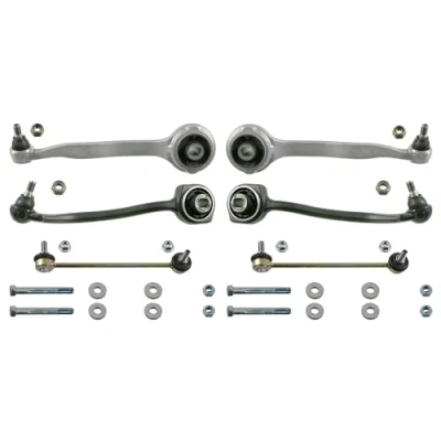 Bild av febi BILSTEIN 23702 Kit de réparation, bras triangulaire Essieu avant avec bielle/barre poussée Plus MERCEDES BENZ: Classe C Berline