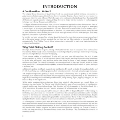 Bild av Total Picking Control Expanded Speed Mechanics: The Complete Course for Building, Refining, and Mastering Rock Guitar Technique