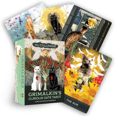 Bild av Grimalkin&#039;s Curious Cats Tarot: An 80 Card Deck and Guidebook