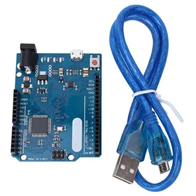 Bild av ATmega32u4 utvecklingskort 7 PWM kanalutvecklingsmodul mikrokontroll med USB kabel för Arduino Leonardo R3 Pro