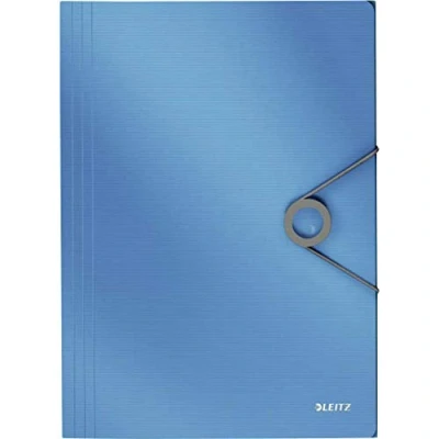 Bild av Leitz Solid Snoddmapp, 3 Klaffar, A4, Upp Till 150 Ark, Polypropen, Ljusblå, 45631030