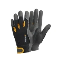 Bild av Ejendals TEGERA 9120, Arbetshandskar, Svart, Grå, Gul, Vuxen, Reptålig, Nylon, Polyester, Polyuretan