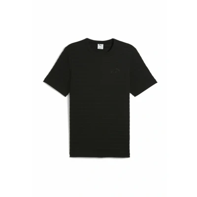 Bild av Puma Essentials Elevated Strukturiertes Tshirt bas, Storlek: Medium, Black