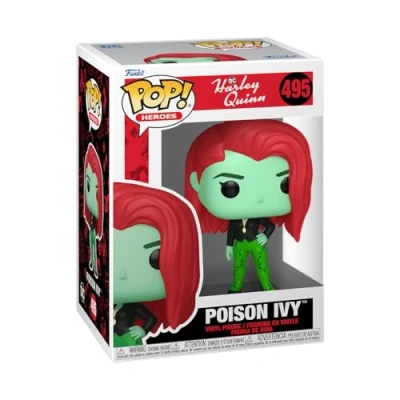 Bild av Funko POP! Heroes: Harley Quinn Animated Series Poison Ivy Vinylfigur för samlare Presentidé Officiell merchandise Leksaker barn och vuxna TV fans