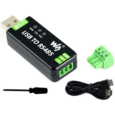 Bild av USB till RS485 adapter industriell omvandlare använder original FT232RL och SP485EEN, inbyggd TVS dioder självåterhämtningssäkring Lightningproof ESD skyddskretsar, snabb stabilitetskommunikation
