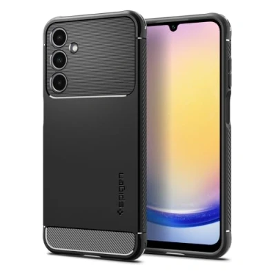 Bild av Spigen Rugged Armor Case kompatibel med Galaxy A25 5G Skal Fodral Svart