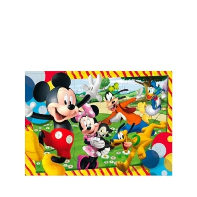 Bild av LISCIANI PUZZLE DISNEY 4 Puzzles de 48 Piezas för barn från år 2 i 1 Dubbla lager Tillbaka att färglägga Pedagogiskt spel Made in Italy