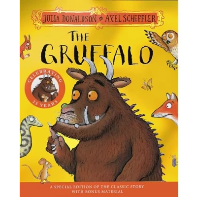 Bild av The Gruffalo 25th Anniversary Edition: with a shiny gold foil cover and fun activities to make do!