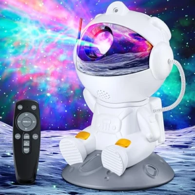 Bild av TOCVEOE Astronaut Galaxy Star projektor LED Night Light 360 HD Nebula med fjärrkontroll Lämplig för att dekorera estetik, hemmafester, sovrum