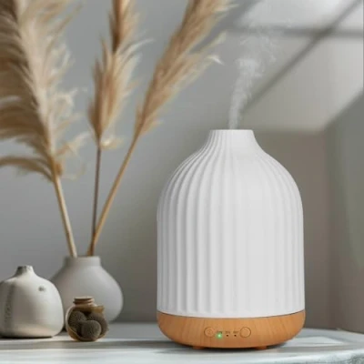 Bild av Vankarr Aroma diffuser för eteriska oljor 250 ml ultraljud luftfuktare doftolja doftlampor aromaterapi diffusor yoga kontor sovrum
