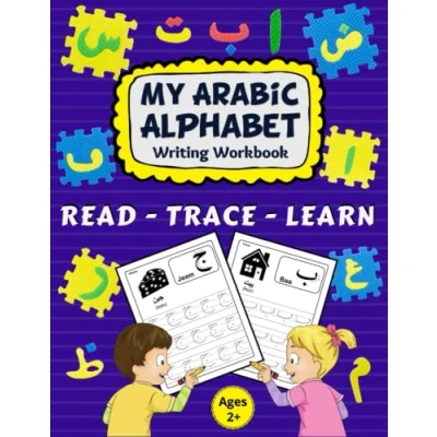 Bild av Arabic Writing Alphabet Workbook: Alif baa alphabet, Reading, Tracing, and learning letters for kids. A lovely practice book ... preschoolers, kids ages 2+.