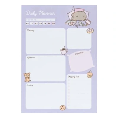 Bild av Grupo Erik Pusheen Weekly Planner A5 Desk Calendar Family 54 Tear Off Pages Organiser Gifts To Do List Cat
