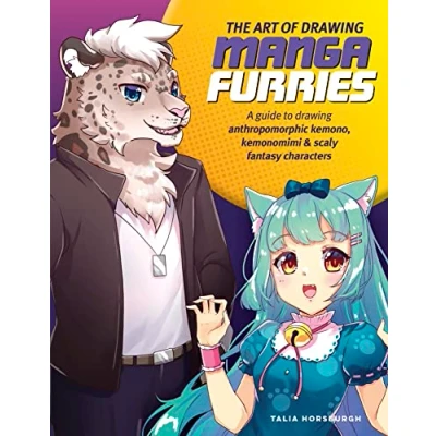 Bild av The Art of drawing Manga Furries: A guide to anthropomorphic kemono, kemonomimi &amp; scaly fantasy characters