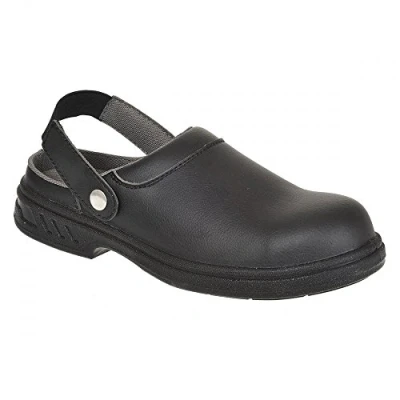 Bild av Portwest Steelite Safety Clog Sb Ae Wru, säkerhetsskor för män, svart (svart), 37 EU / 4 UK