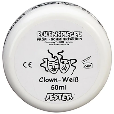 Bild av Krämvit clown 50 ml ansiktsfärg