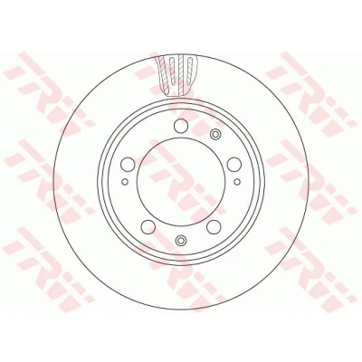 Bild av TRW DF6484S Disque de frein 297 28 5 136 ventilé peint PORSCHE: 911 Coupe, Cabriolet